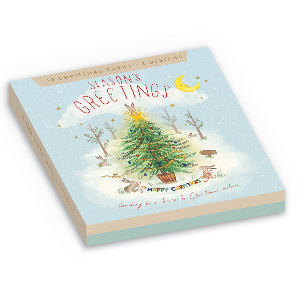 Sweet Winter Christmas Card Box Set 10 Pack by penny black