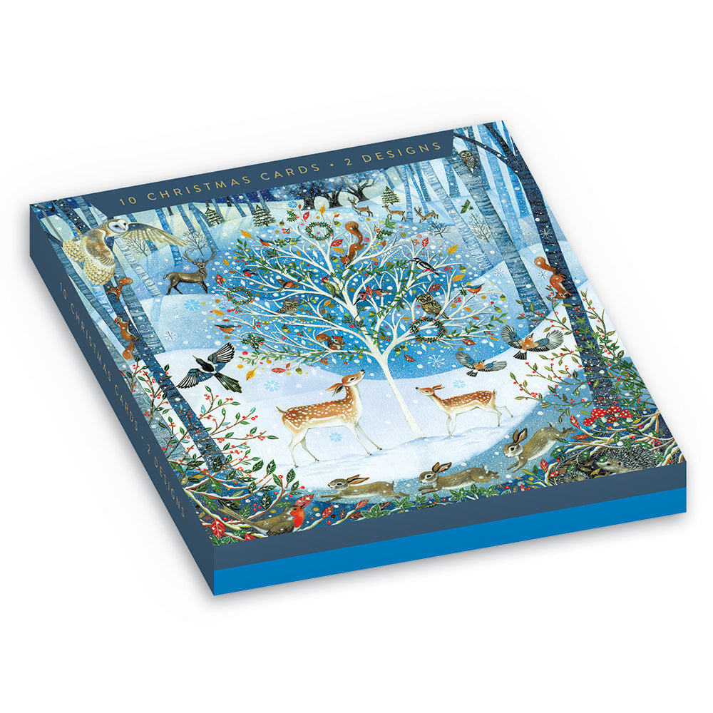 Winter Gathering Christmas Card Box Set 10 Pack by penny black