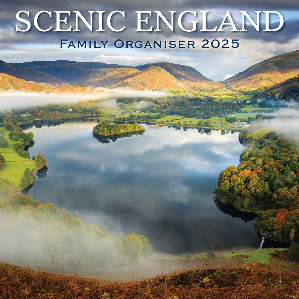 2025 Scenic England Family Organiser Calendar by penny black