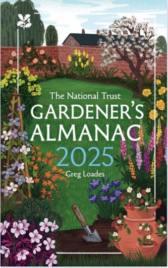 The National Trust Gardener's Almanac 2025 Book by penny black