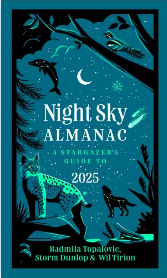 Night Sky Almanac 2025: A Stargazer&#39;s Guide Book by penny black