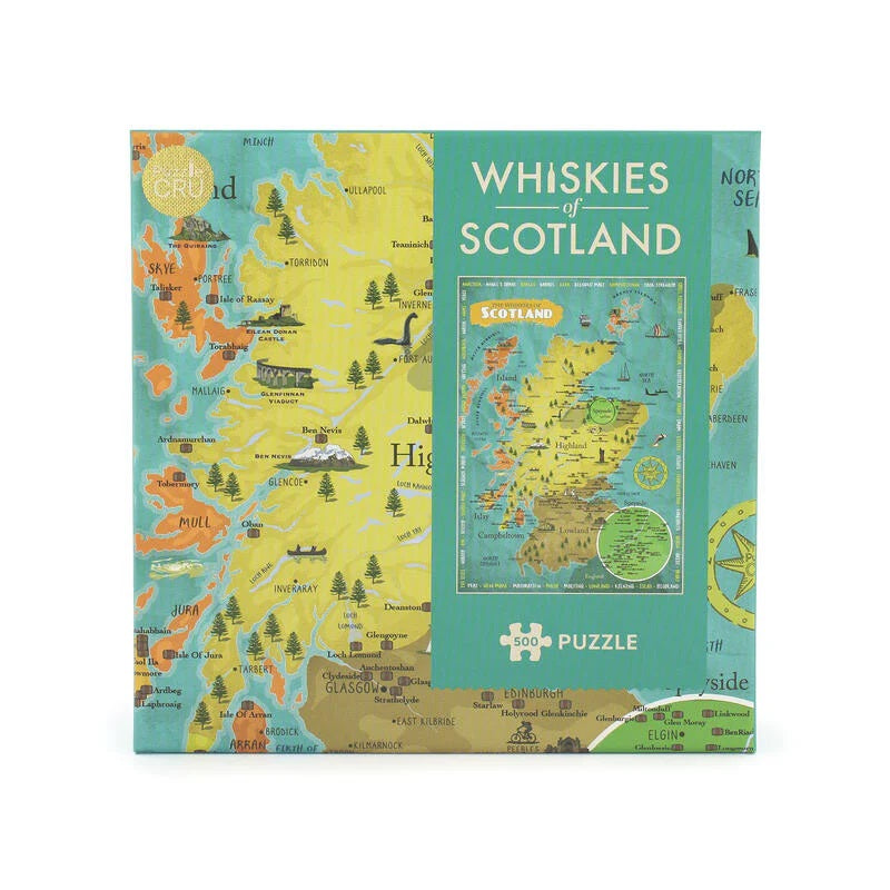 Whiskies of Scotland Puzzle 500pcs by penny black in box