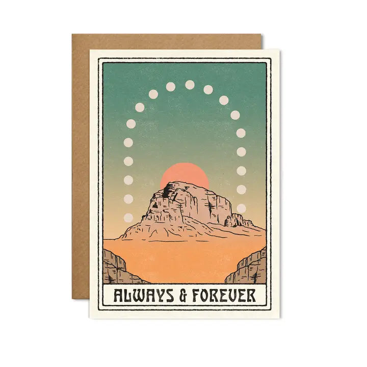 Always &amp; Forever Sunset Canyon Card by Penny Black