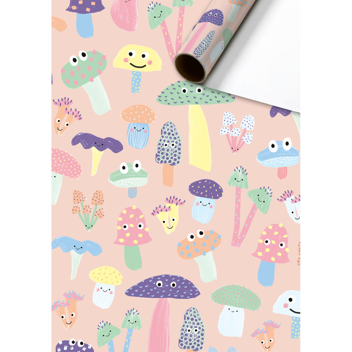 Ching Pastel Funghi Gift Wrapping Paper Roll by penny black