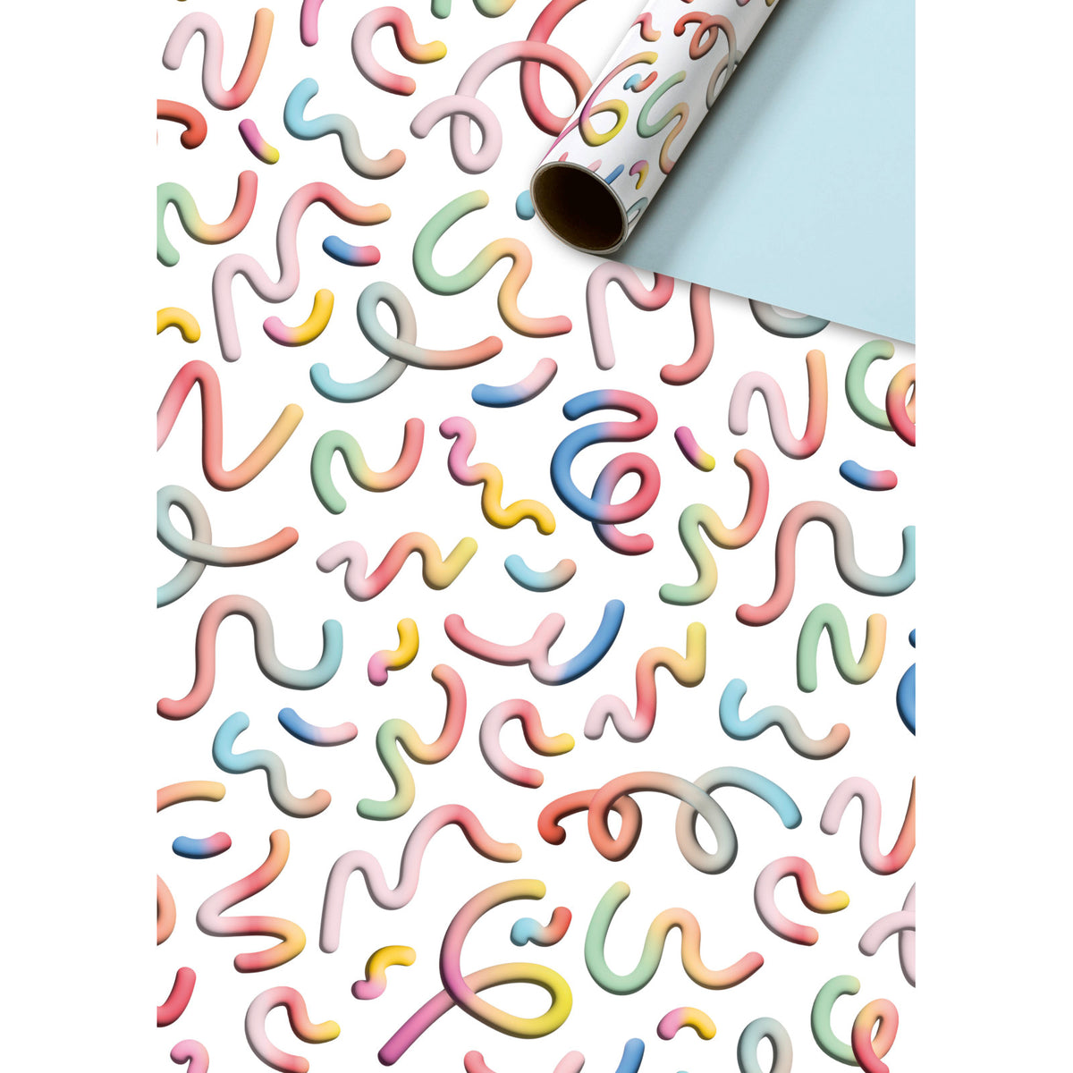 Mixa Squiggle Gift Wrapping Paper Roll by penny black