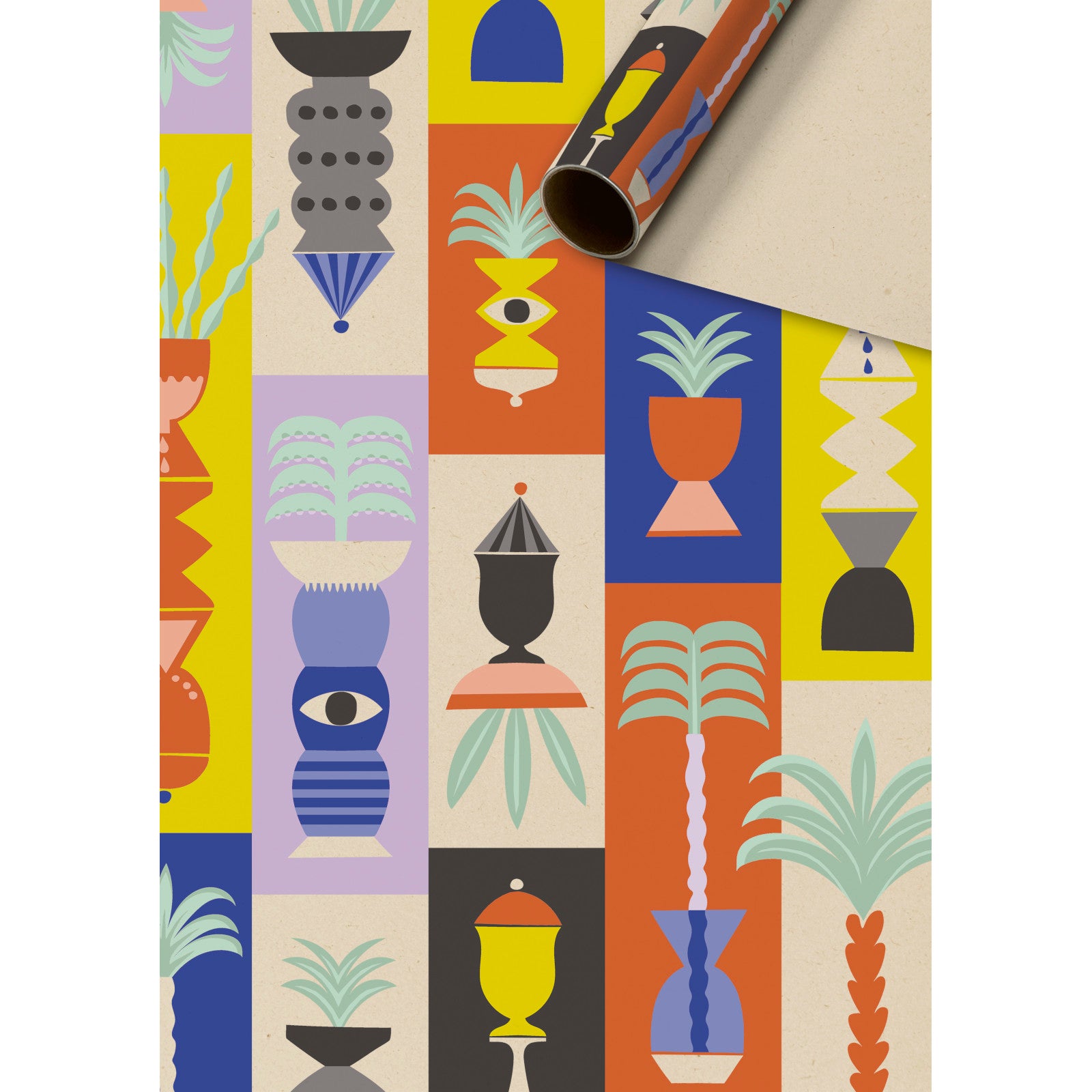 Shani Deco Plant Gift Wrapping Paper Roll by penny black