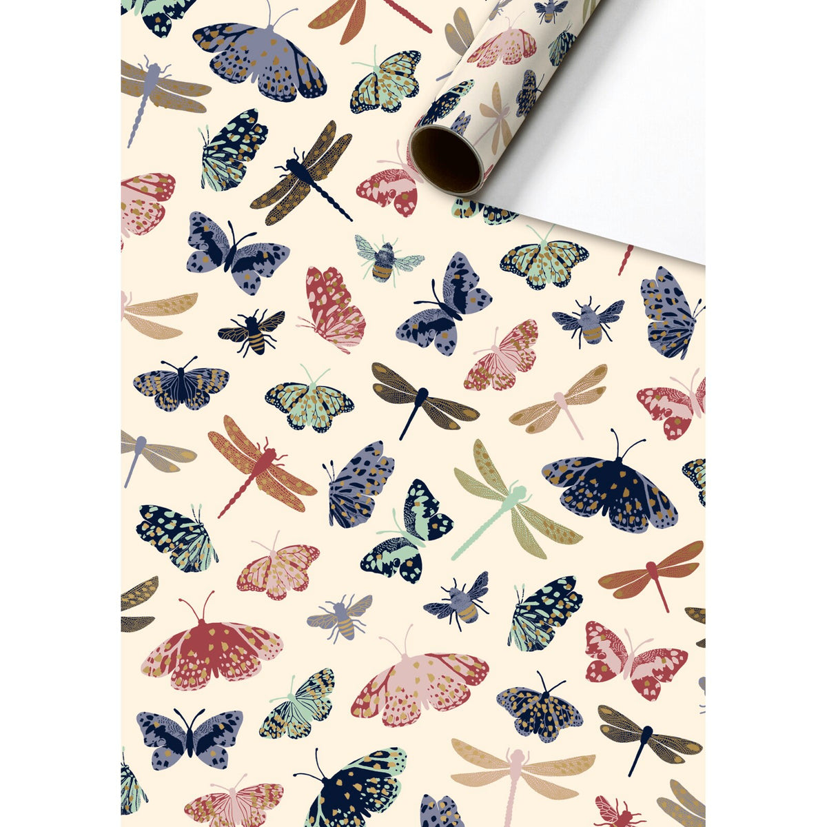 Jelva Flutters Wrapping Paper Roll 2m by penny black