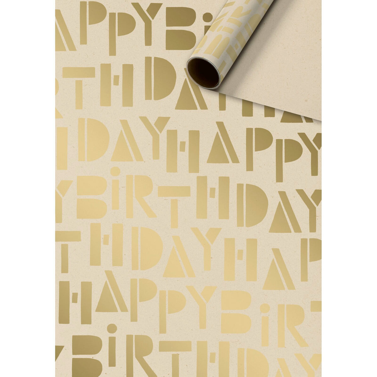 Vinci Birthday Block Wrapping Paper Roll 2m by penny black