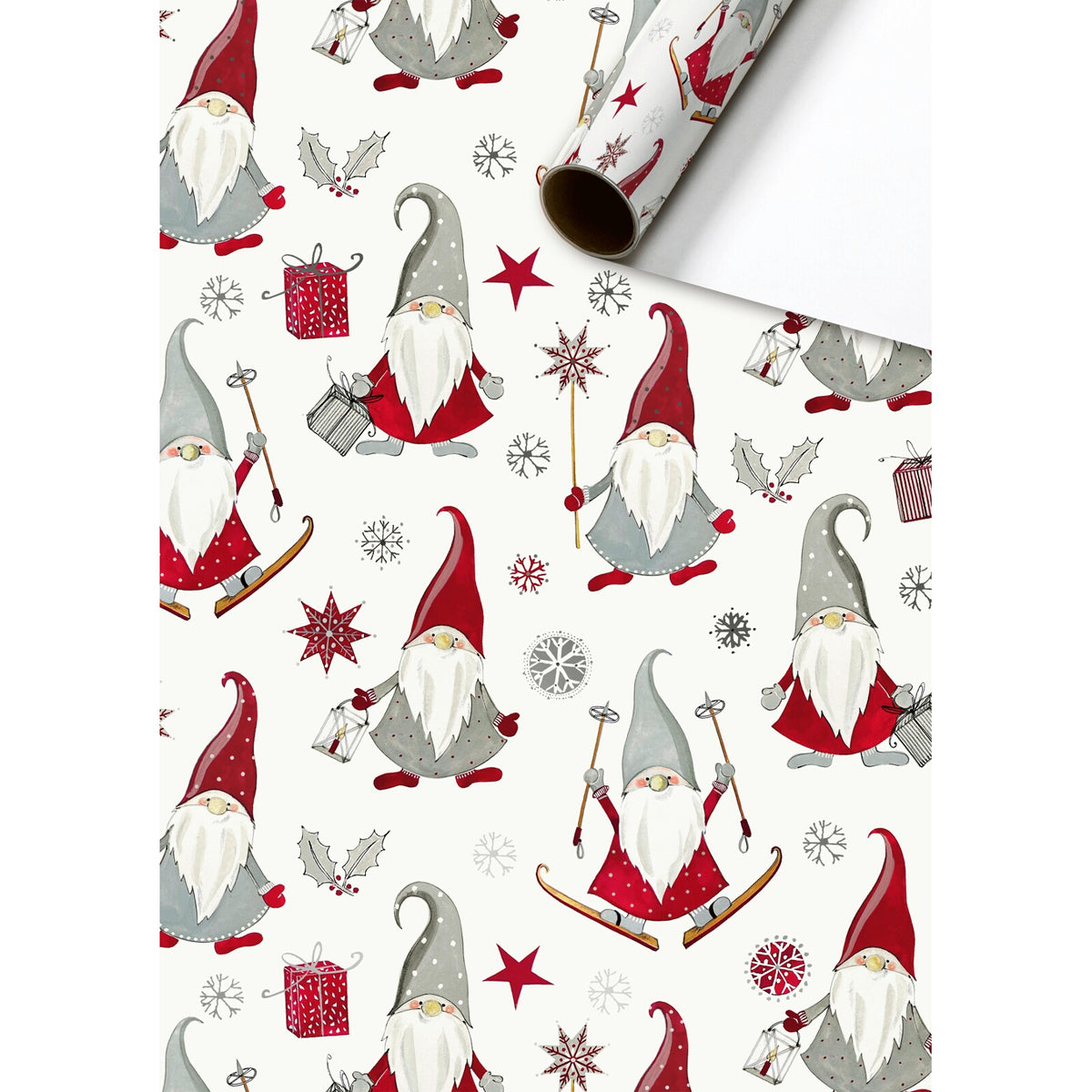 Nisse Gonk Party Gift Wrapping Paper Roll 2m by penny black