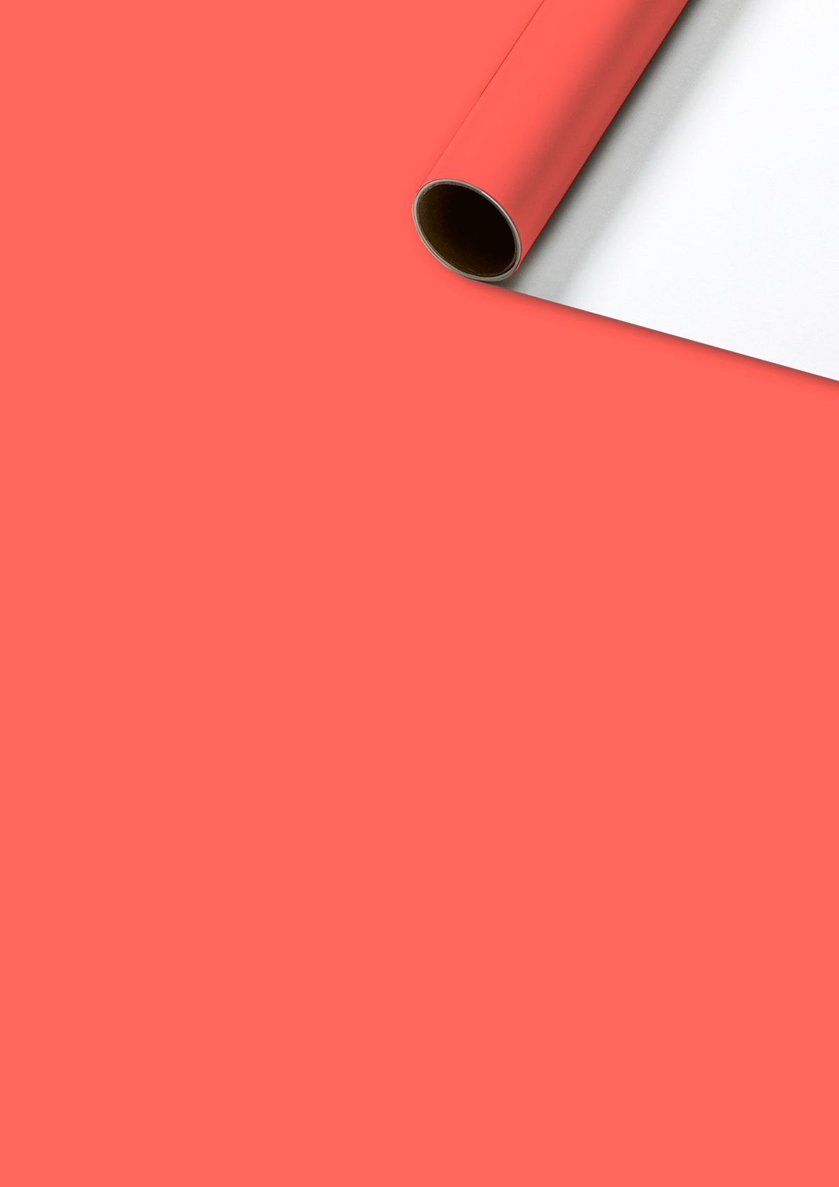 Colour Block Wrapping Paper 2m Roll in pastel red - Penny Black