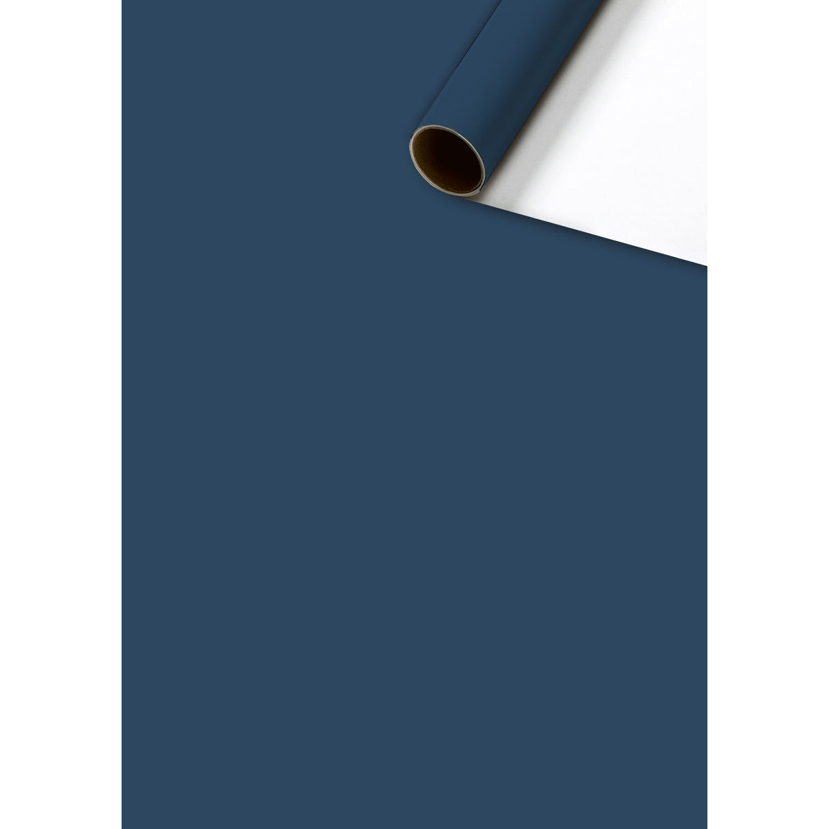 Colour Block Wrapping Paper 2m Roll in navy blue - Penny Black