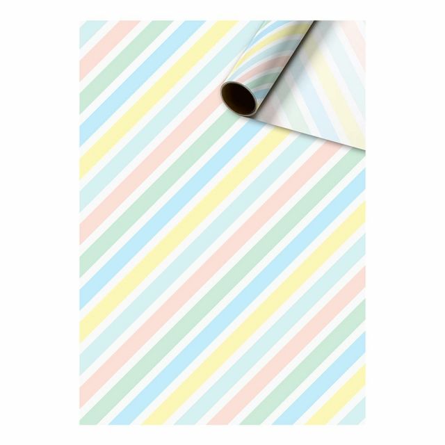 Pan Diagonal Stripes Tissue Roll 5m by penny blackk