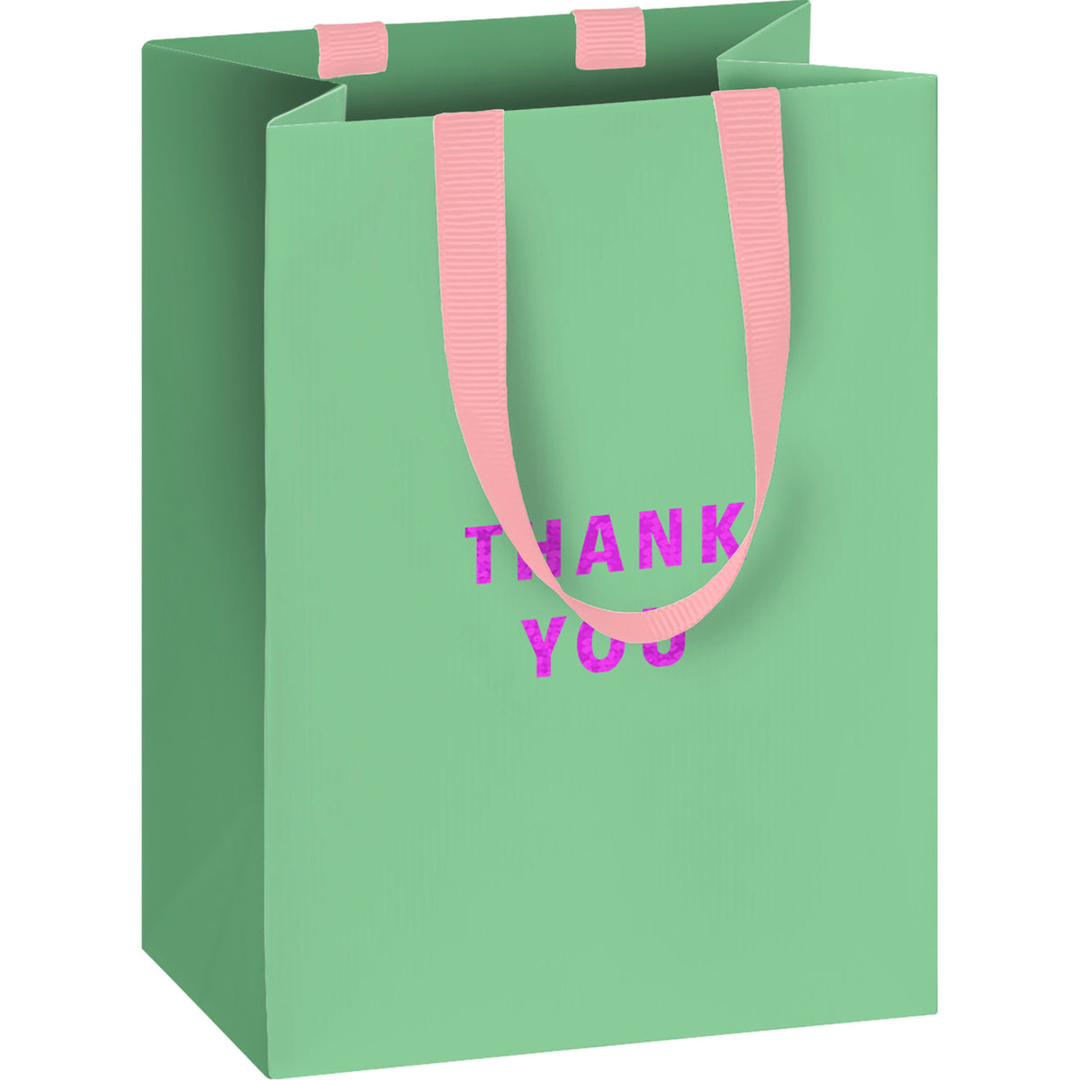 Gelato Joy Mini Gift Bag - turq thank you design by penny black