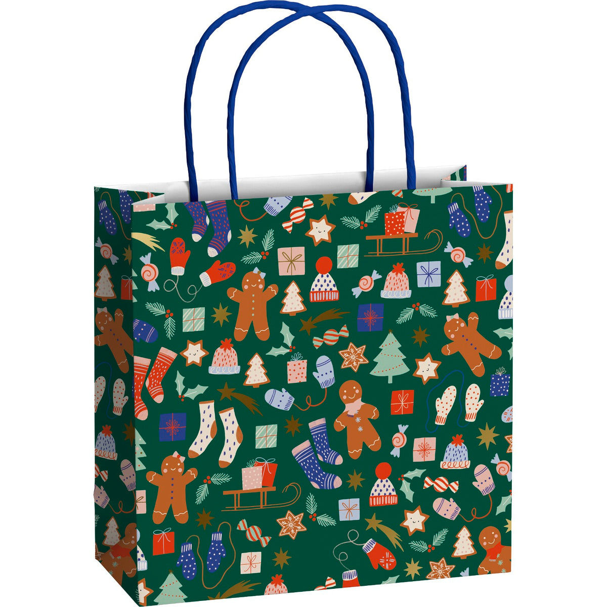 Super Cosy Green Small Christmas Gift Bags 3 Pk - super cosy design by penny black