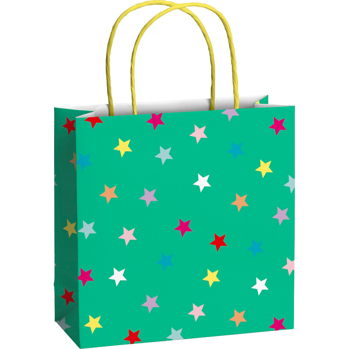 Bold Winter Small Christmas Gift Bags 3 Pk by penny black - turquoise star design