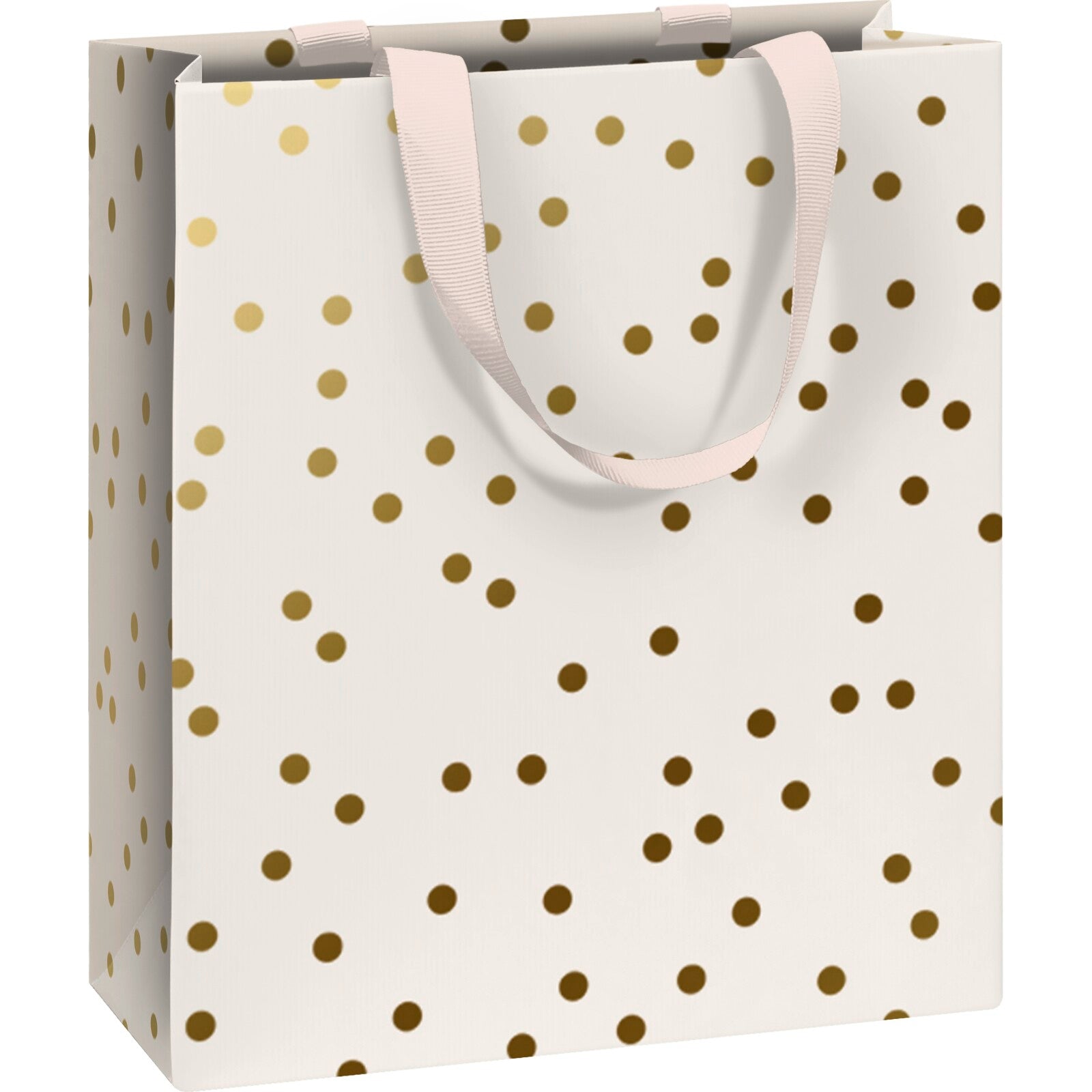 Gold Snowballs Small Christmas Gift Bag by penny black