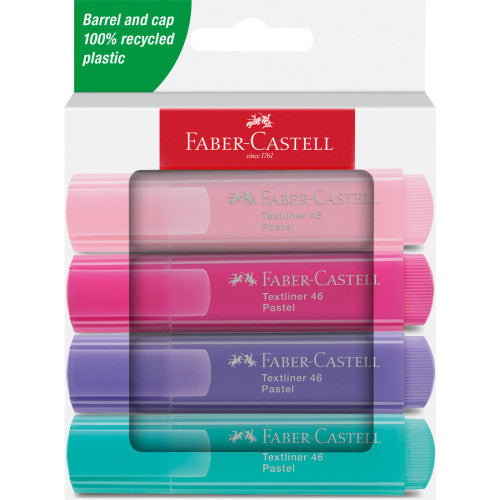 Faber-Castell Highlighter Textliner 46 Pastel 4 Pack by penny black