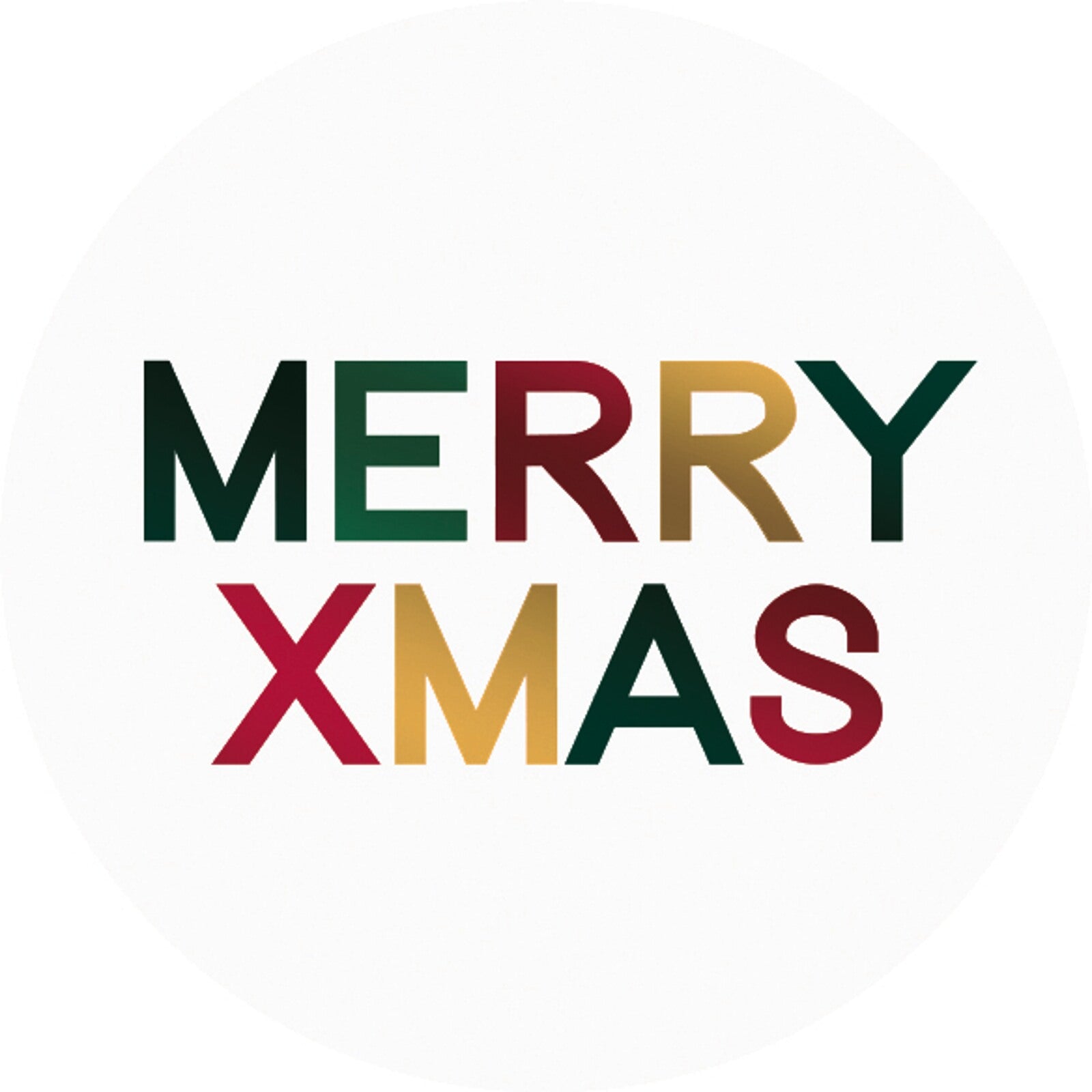 Metallic Merry Xmas Festive Sticker by penny black