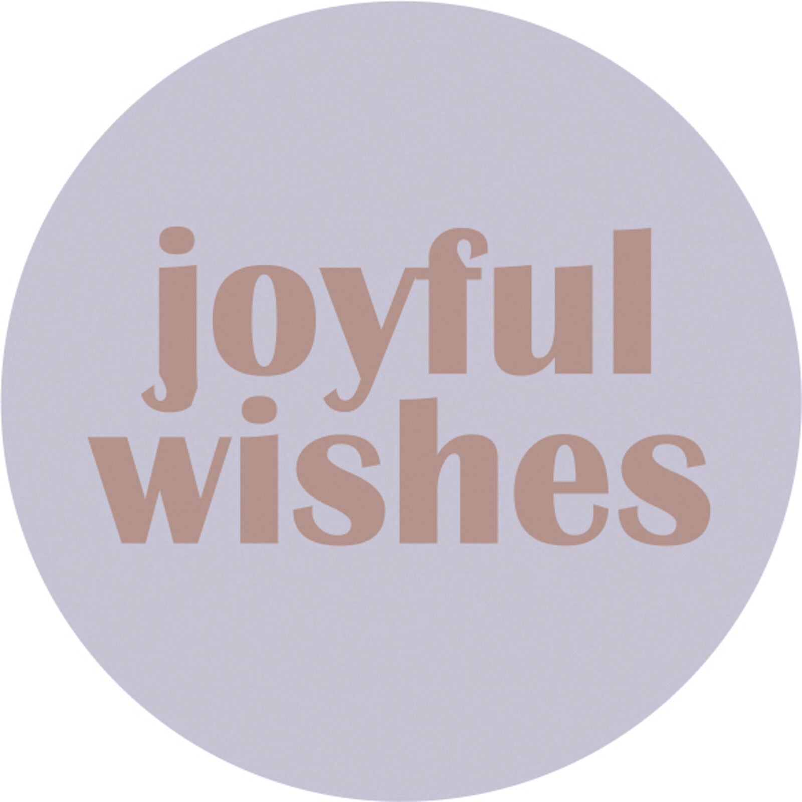 Joyful Wishes Lilac Festive Sticker by penny black