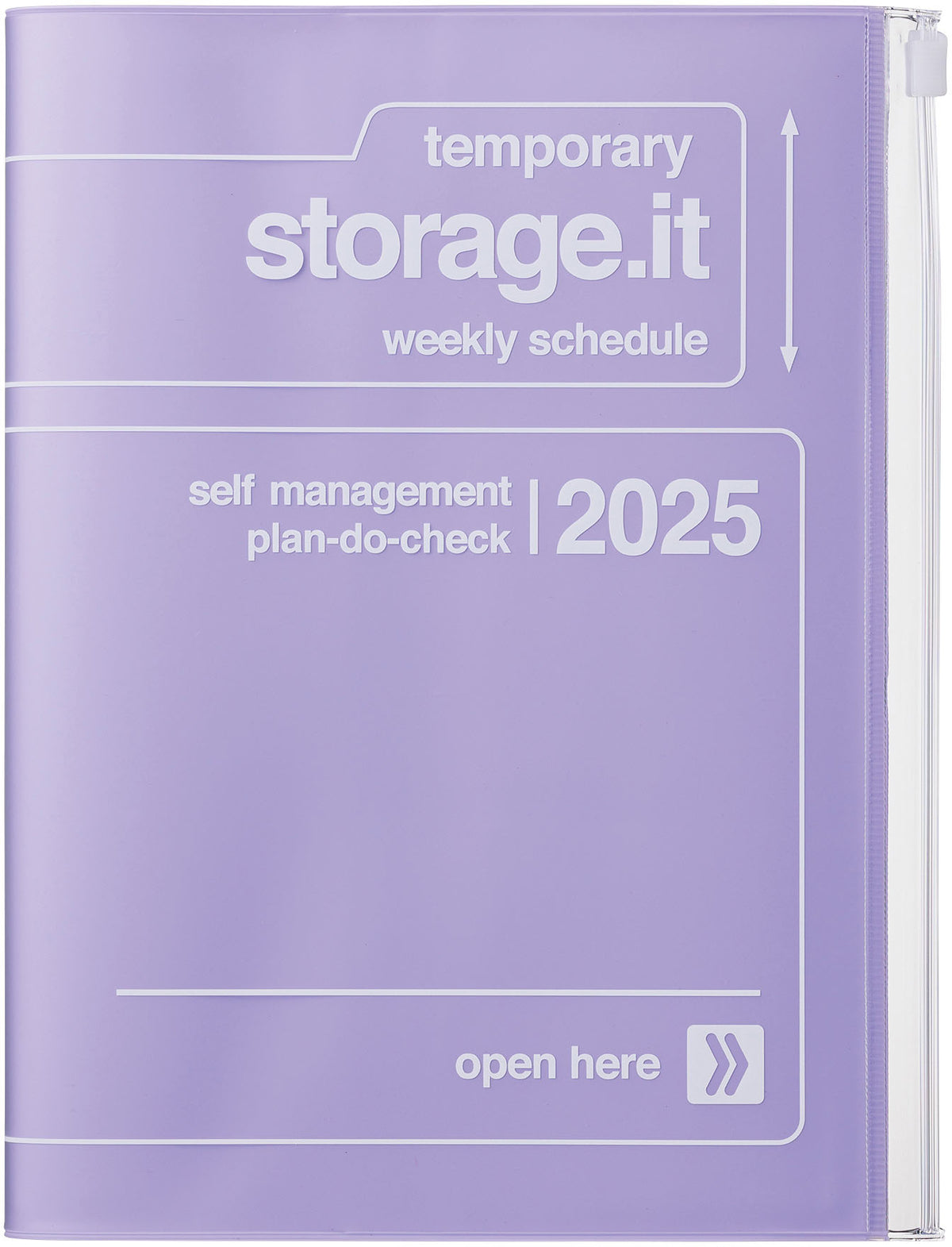 MARK&#39;S INC. 2025 A5 Weekly Diary - storage.it in lilac by penny black