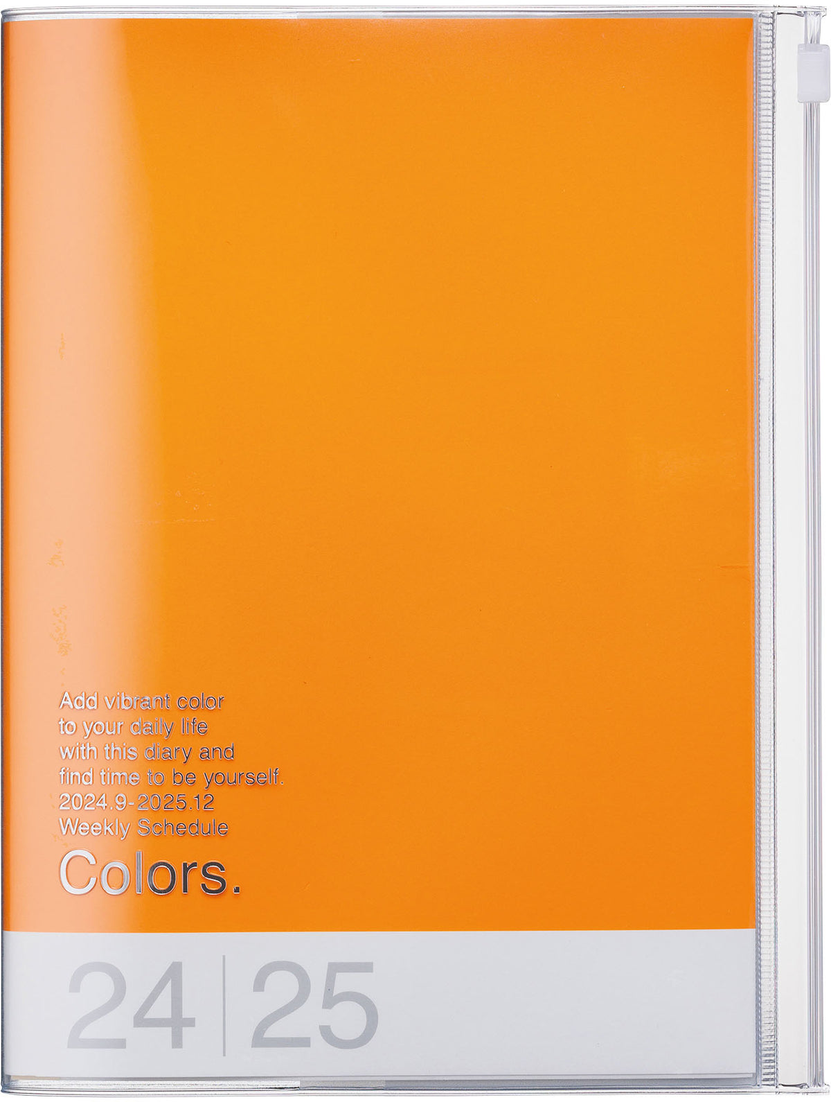 MARK&#39;S INC. 2025 A5 Diary - Colors  in orange by penny black