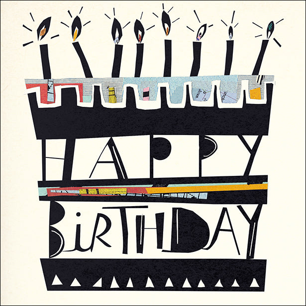Collage Birthday Candles Card from Penny Black