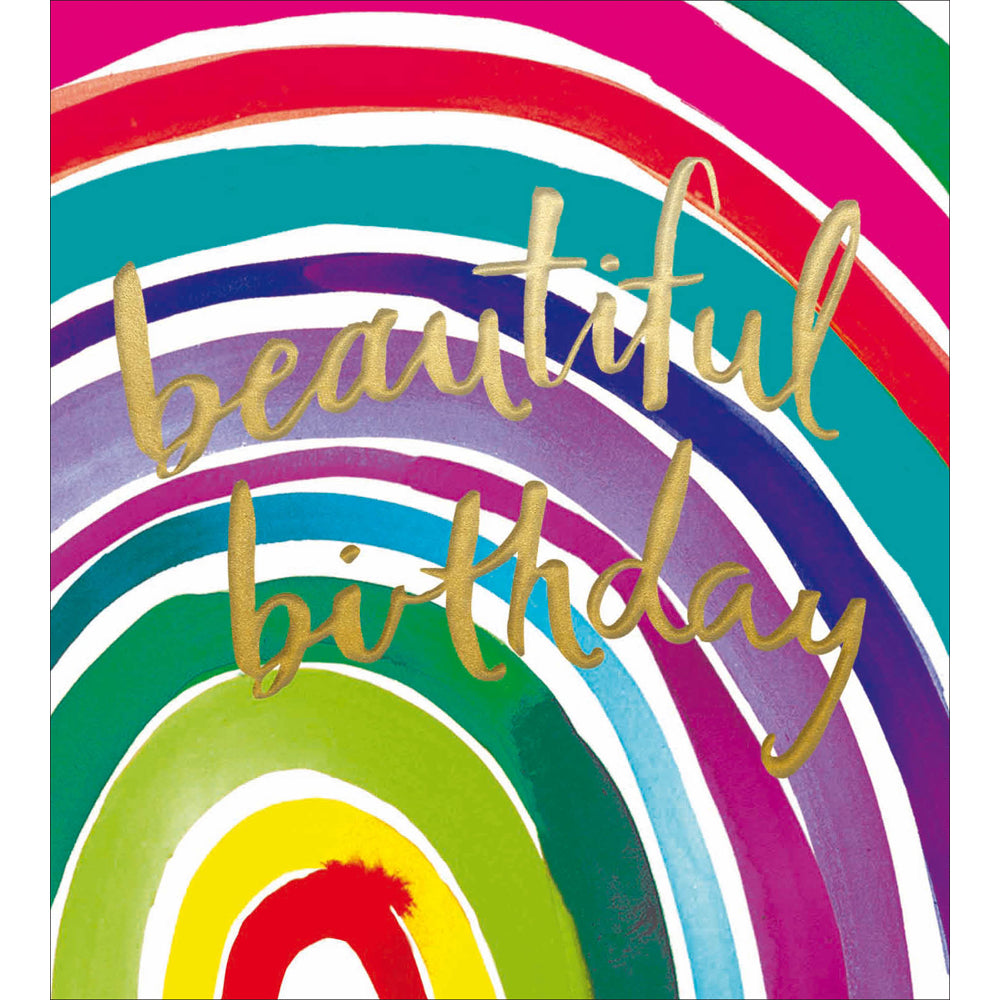 Rainbow Beautiful Birthday Card from Penny Black