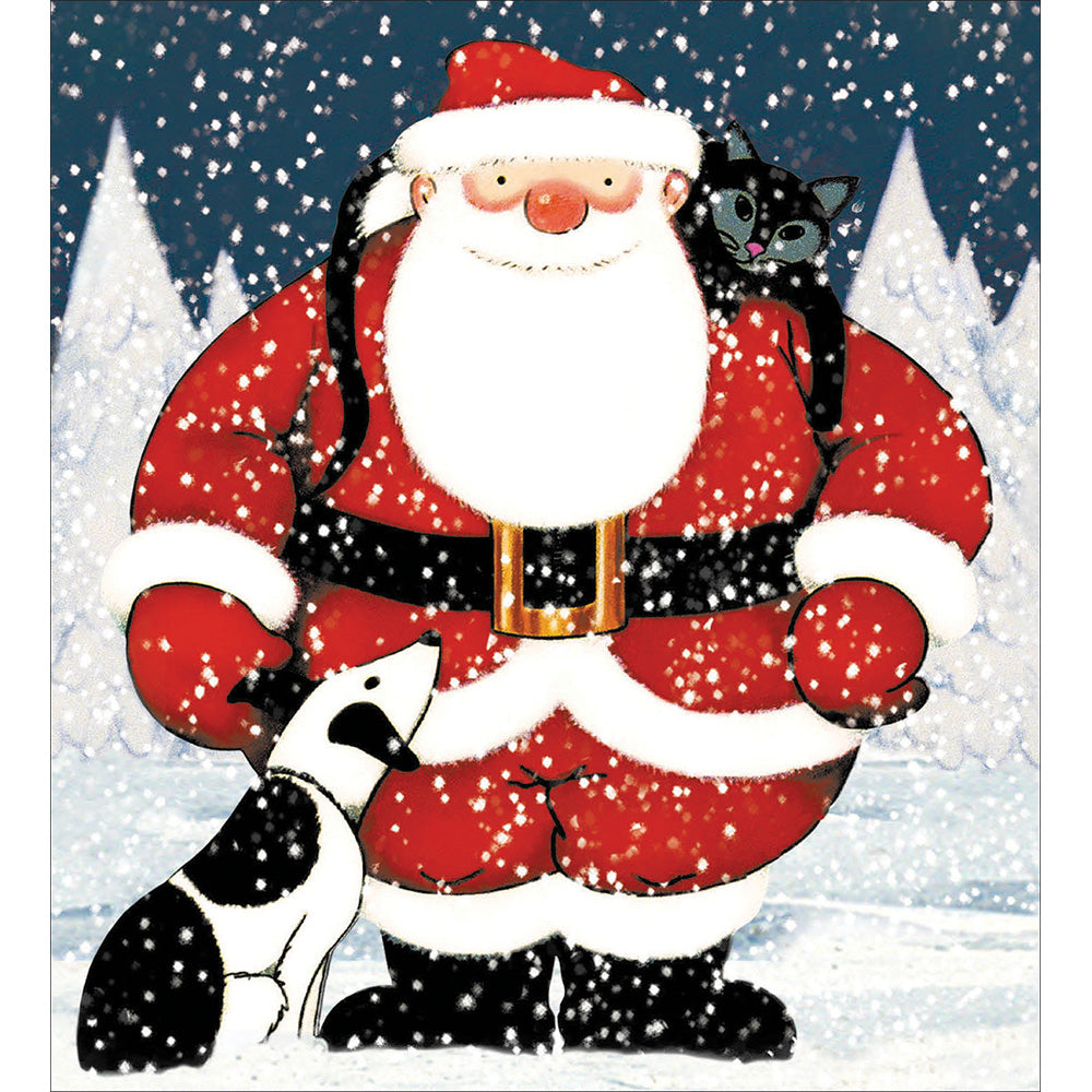 Father Christmas Pets Raymond Briggs Charity Christmas Cards 5 Pk from Penny Black