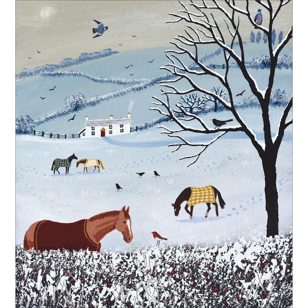 Winter Paddock Charity Christmas Cards 5pk by penny black