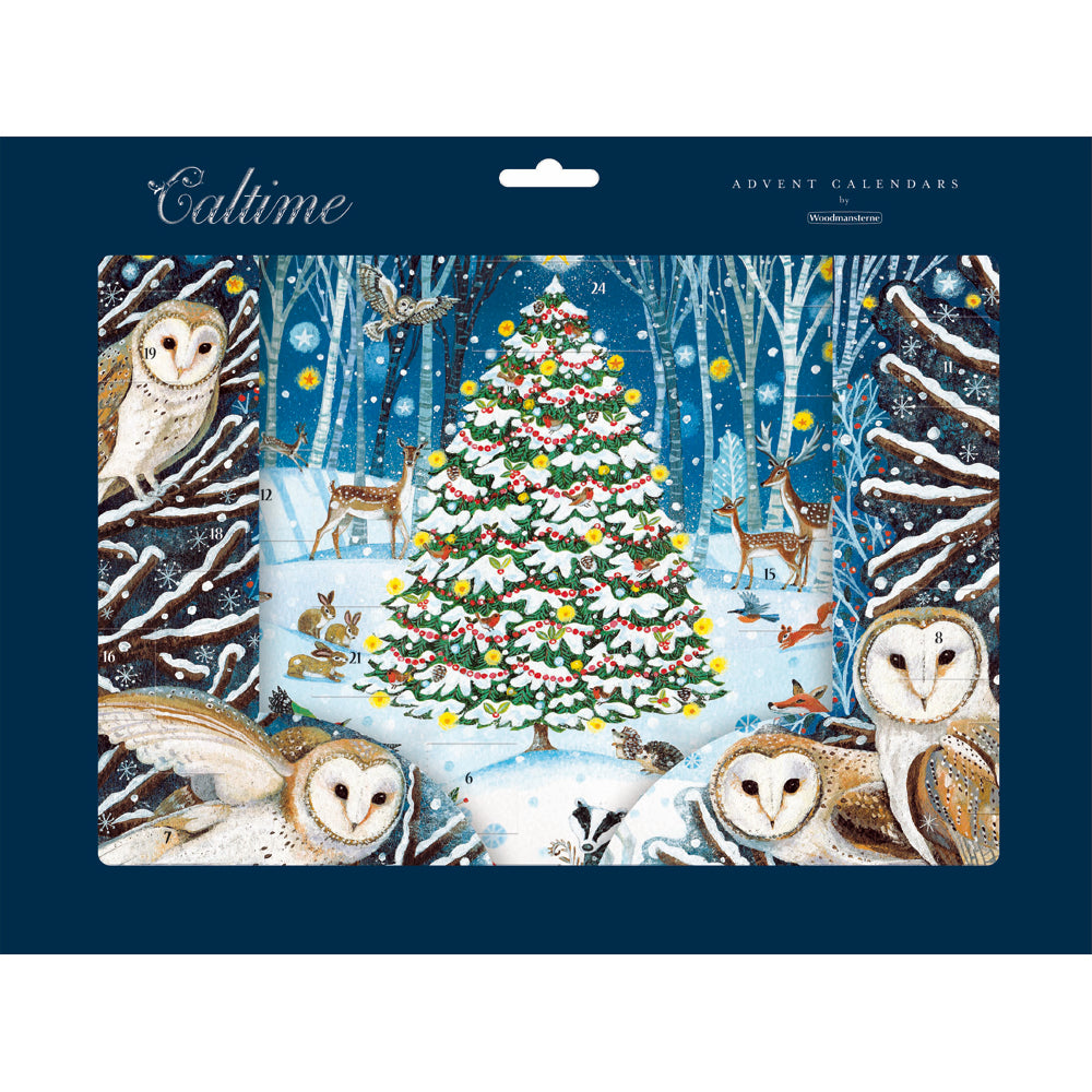 Woodland Gathering 3D Christmas Advent Calendar - by penny black