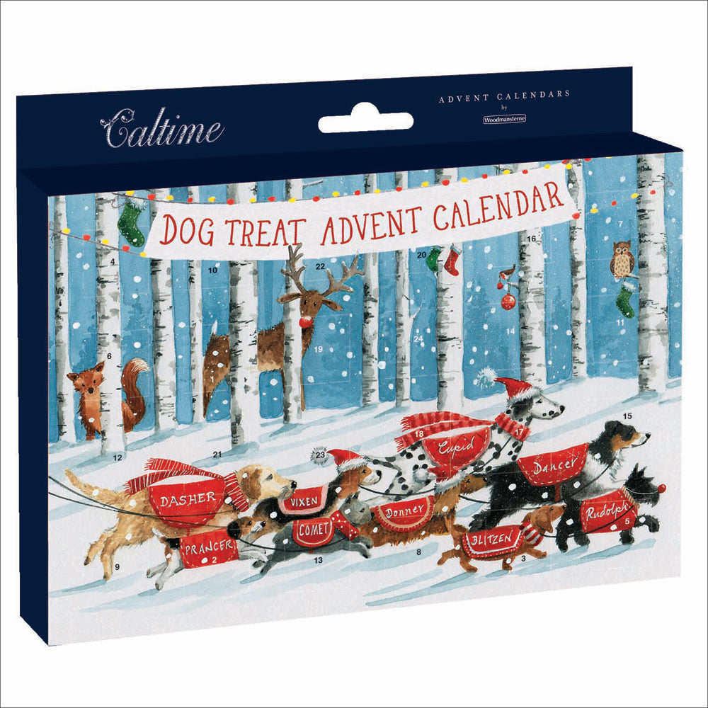 Santa's Helpers Dog Treat Advent Calendar by penny black