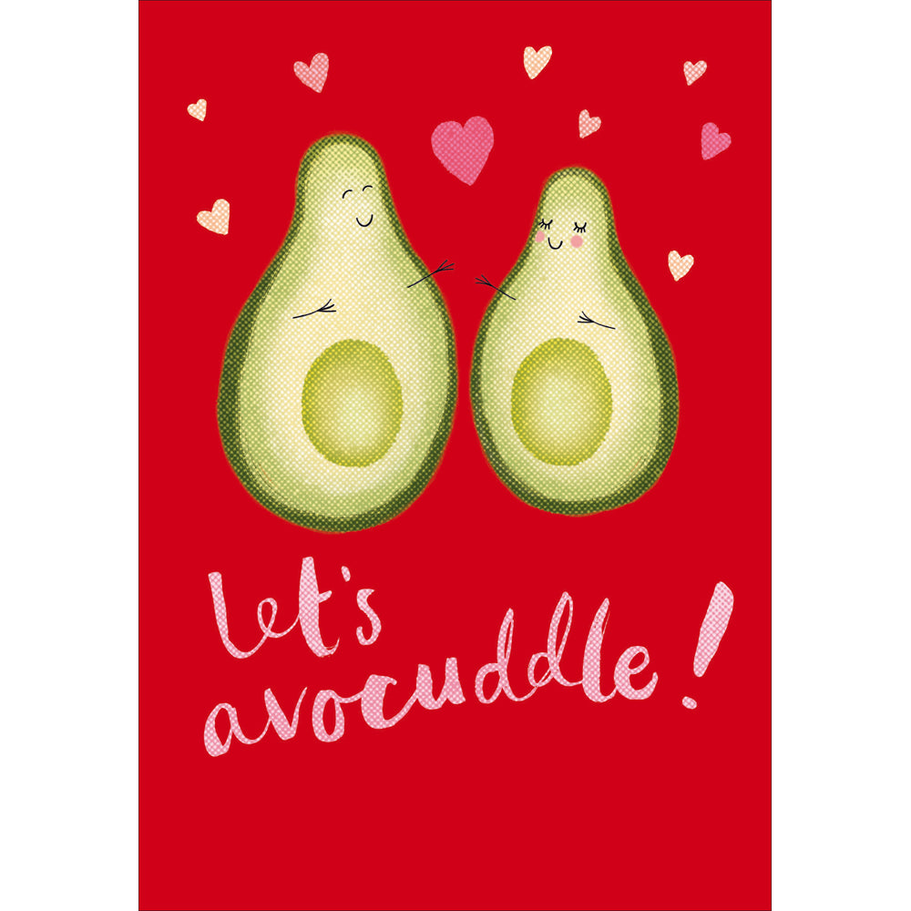 Avocuddle Cute Valentine&#39;s Day Card by penny black