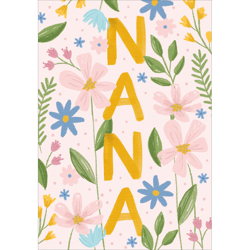 Floral Nana Mother&#39;s Day Card by penny black