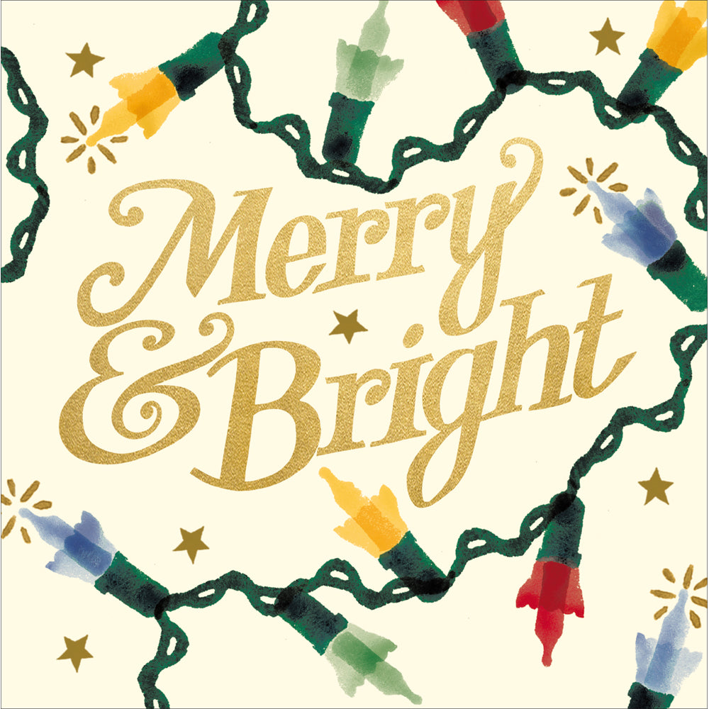 Fairy Lights Emma Bridgewater Christmas Card by penny black