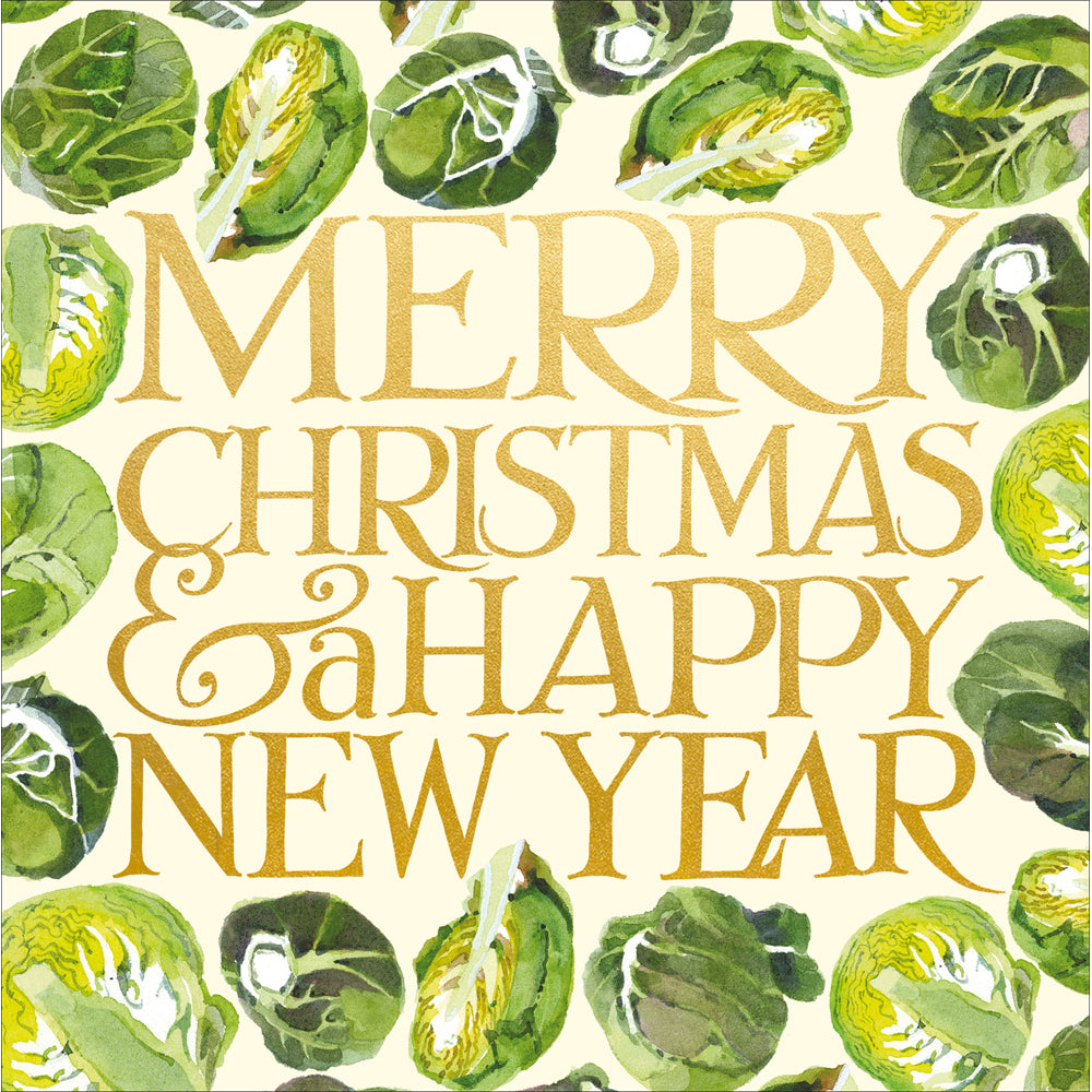 Brussels Sprouts Emma Bridgewater Christmas Card by penny black