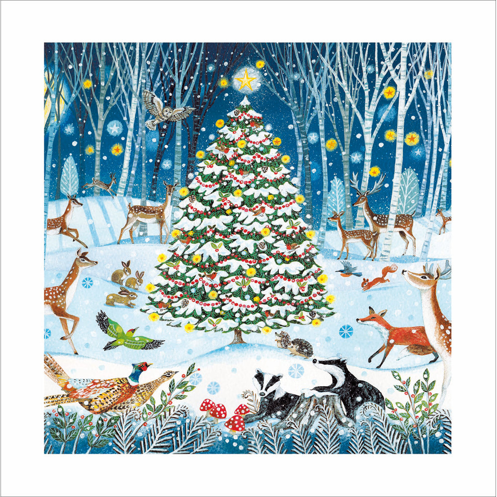 Winter Gathering Christmas Card by penny black