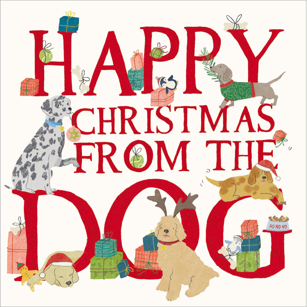 Pup Plethora From The Dog Christmas Card by penny black