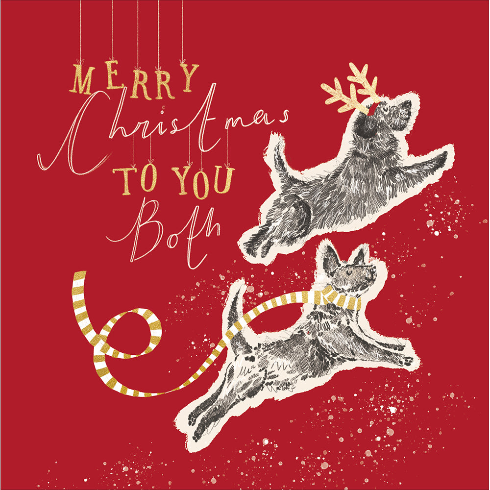 Both of You Dogs Luxe Christmas Card by penny black