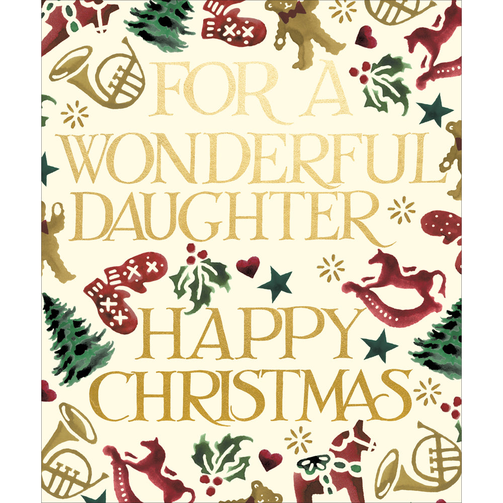 Daughter Toys Emma Bridgewater Christmas Card by penny black