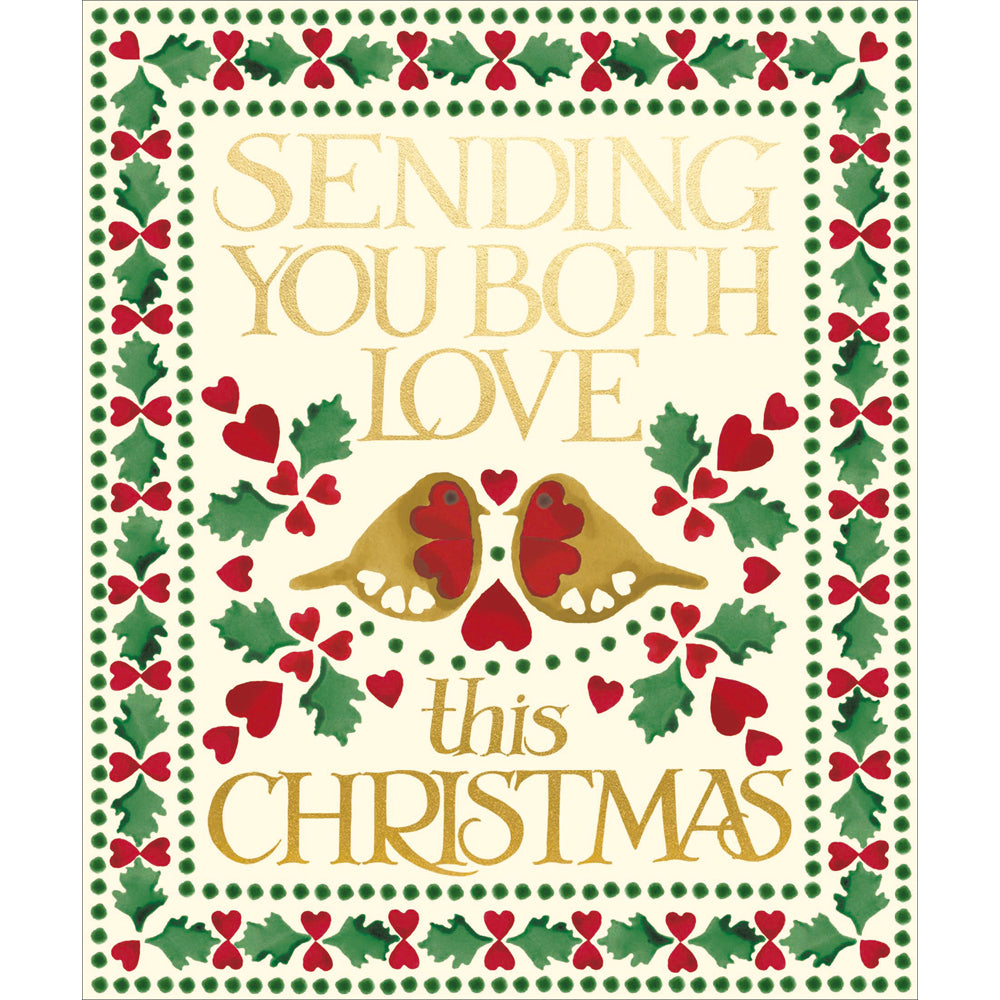 Sending You Both Love Emma Bridgewater Christmas Card by penny black