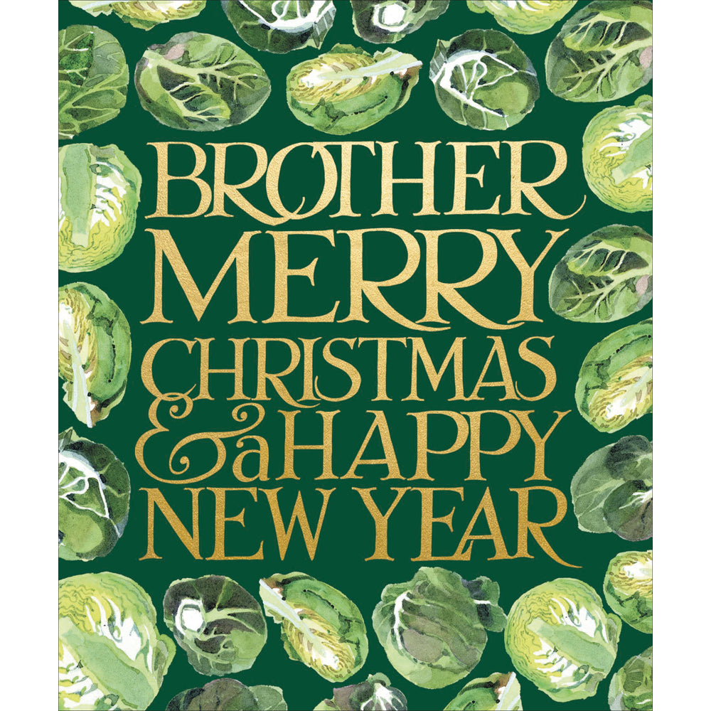 Brother Sprouts Emma Bridgewater Christmas Card by penny black