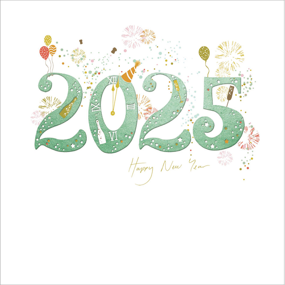 2025 Countdown New Year Card by penny black