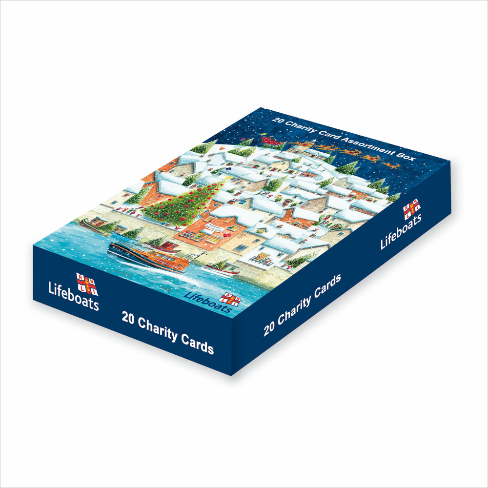 RNLI Christmas Charity Card Set 20 Pk by penny black