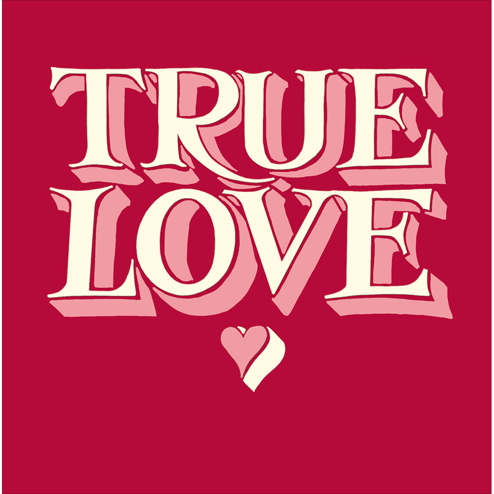 True Love Bold Emma Bridgewater Valentine's Day Card by penny black