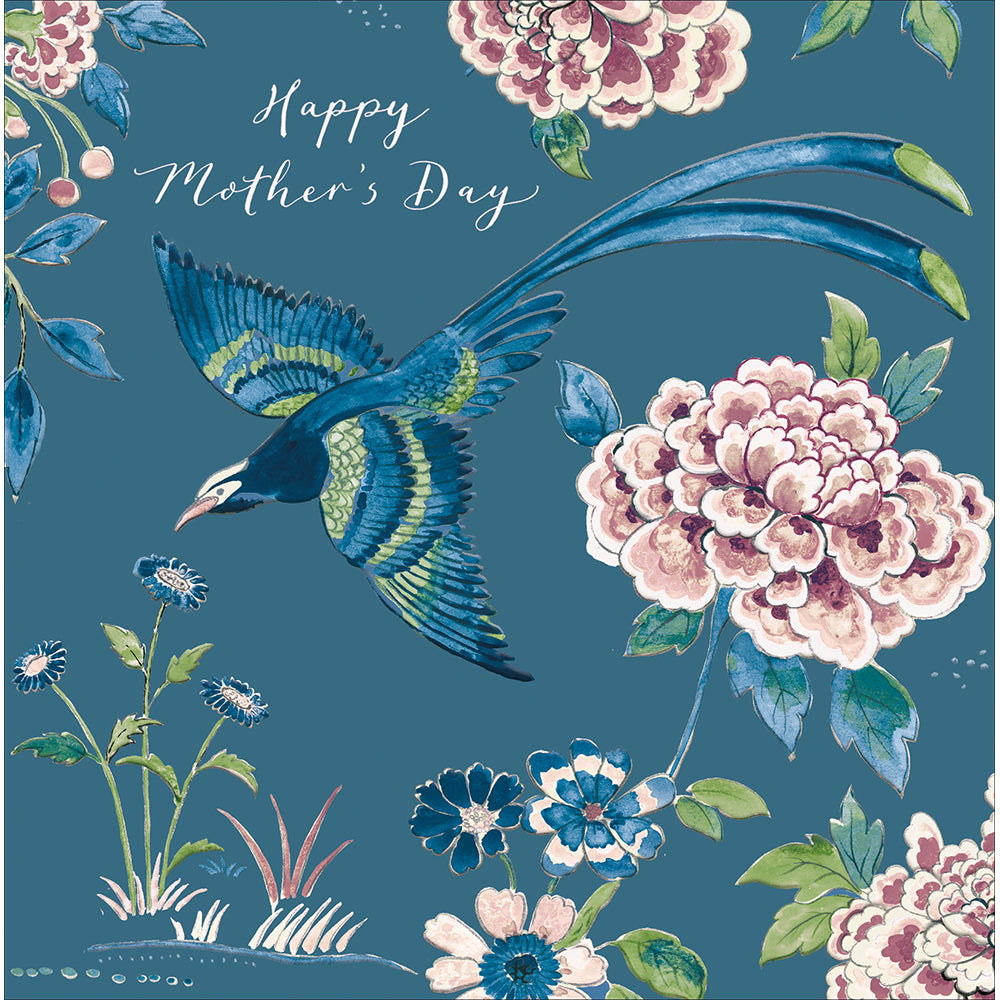 Indienne Peacock by Sanderson Mother&#39;s Day Card by Penny Black