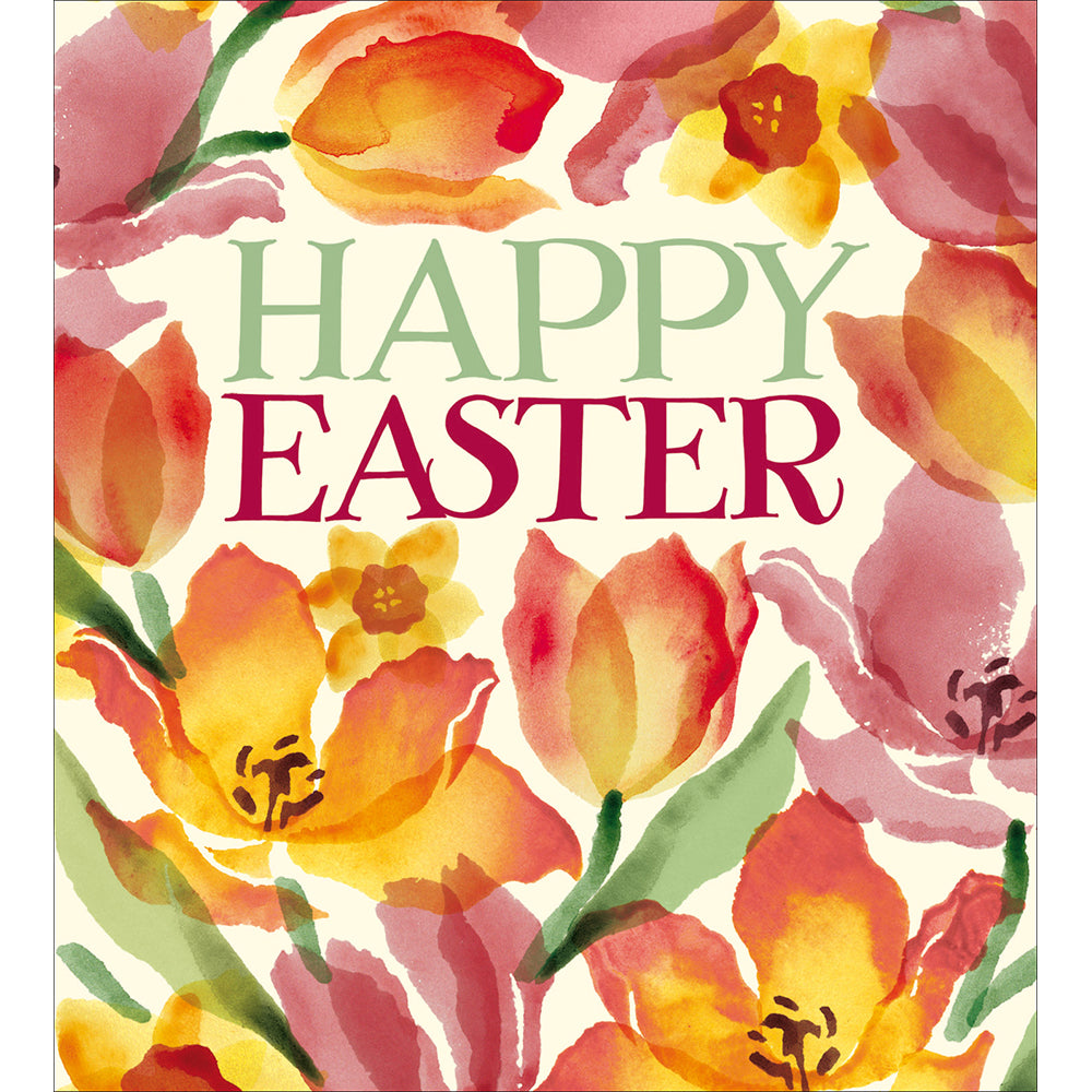 Pack Of 5 Emma Bridgewater Tulips Easter Cards By Penny Black