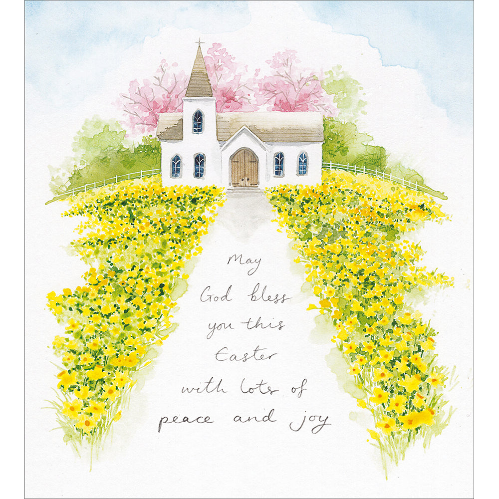 Pack Of 5 Illustrated Church Yard Easter Cards By Penny Black