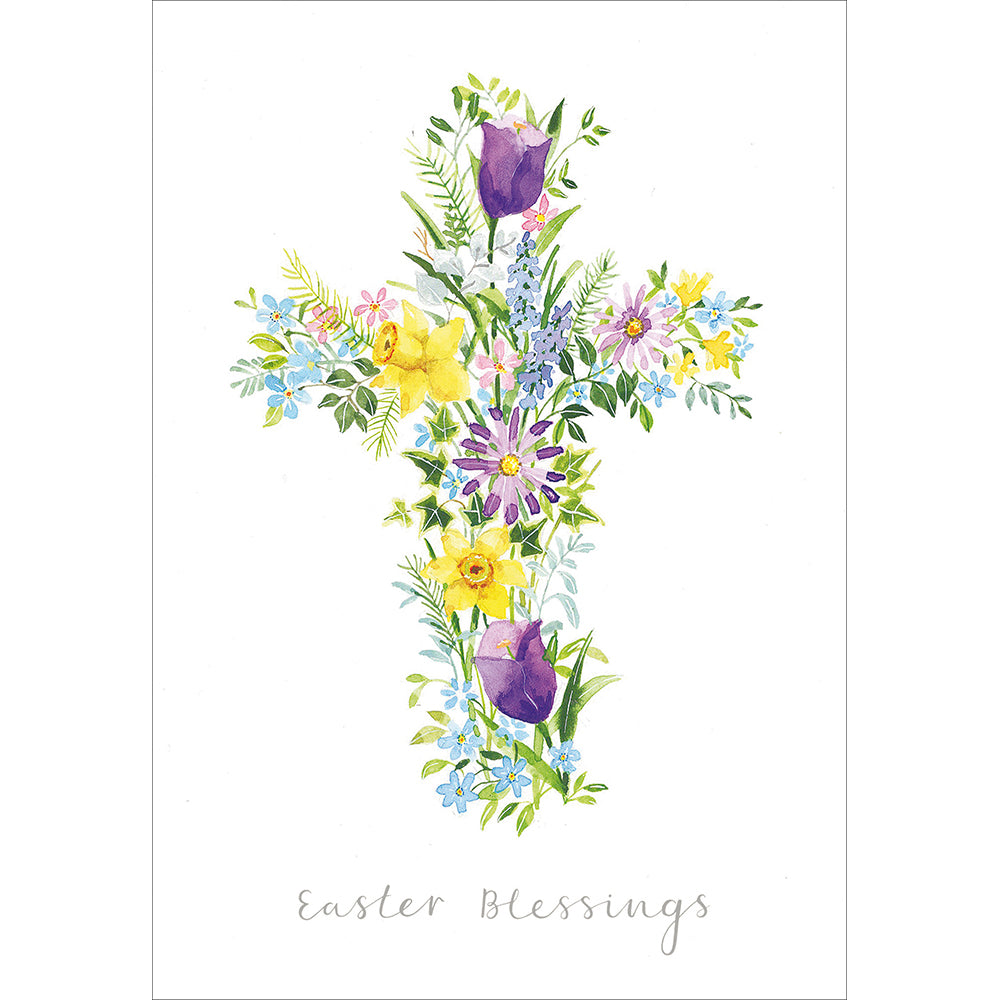 Lush Nature Cross Easter Card by penny black