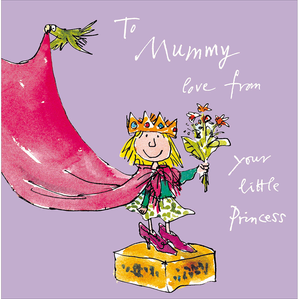 To Mummy From Your Little Princess Quentin Blake Mother&#39;s Day Card by Penny Black