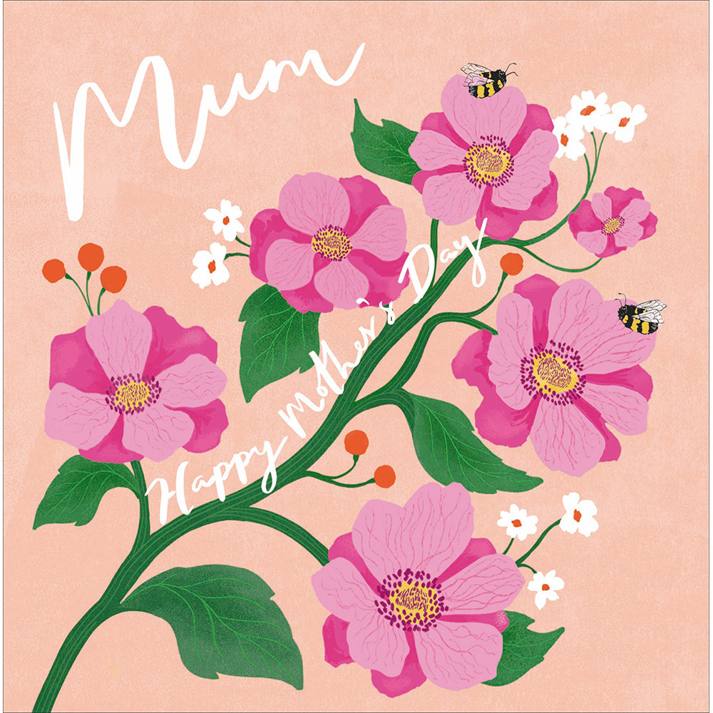 Pink Plant Mum Mother&#39;s Day Card by Penny Black